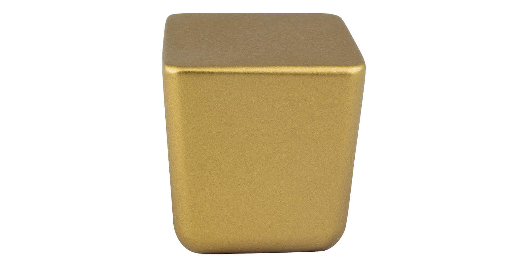 Mini Honey Gold Large Square Knob